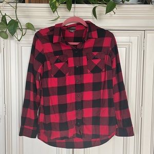 Eddie Bauer buffalo plaid flannel Medium